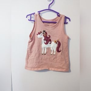 ✨3/$15 Childrens Place Unicorn Tank Top